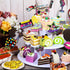Clabby 32 Pieces 80s 90s Cupcake Topper Theme Decorations, Hip Hop Cake Supplies for Adults, Roller Skate