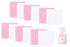 12 Pack Small Baby Washcloths 100% Cotton Thin Soft 7.8" x 7.8"