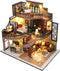 Flever Dollhouse Miniature DIY House Kit, Creative Room with Furniture for Romantic Artwork Gift (Dream Building