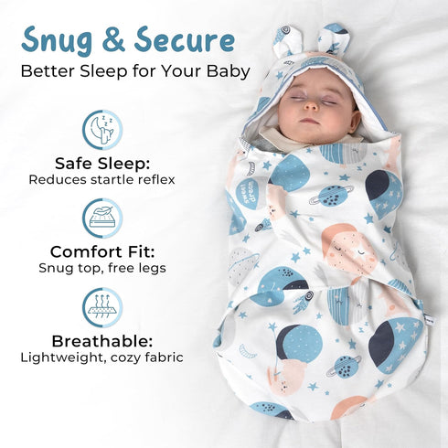 3-Way 0-3 3-6 100% (3M (0-3), Joy-Crafted FBL Adjustable Swaddles for Newborns | & Month Baby Sleep Sack