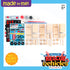 Made By Me Build & Paint Your Own Wooden Cars - DIY Wood Craft Kit for Kids Ages 6 and Up, Multicolor