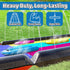 JAMBO 20Ft XL Premium 3 Lane Slip Splash and Slide with 3 Bodyboards, Heavy Duty Water Slide for Kids