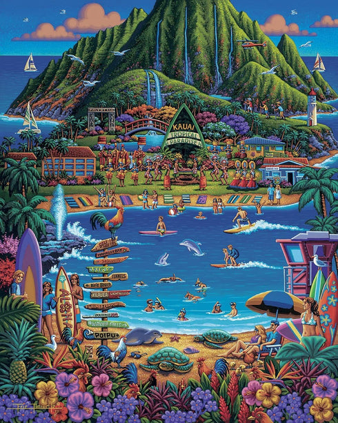 Dowdle Jigsaw Puzzle - Kauai - 500 Piece