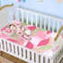 SyXIOP 28" 52" Henri Style Leaf Petal Colorful Cooling Baby Crib Mattress Cover x Absorbent Mattress Protector Pads
