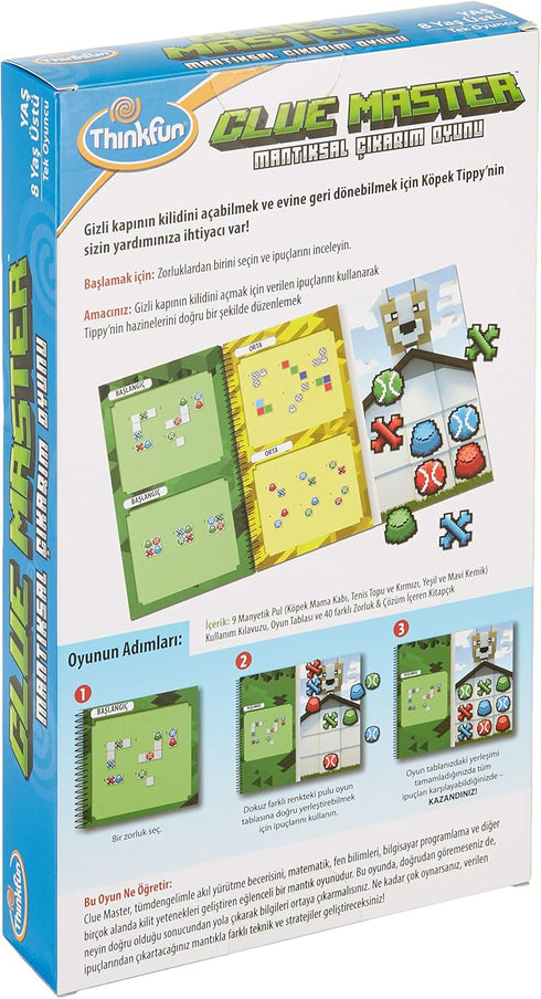 ThinkFun Clue Master Logic Game - Engaging STEM Toy for Critical Thinking