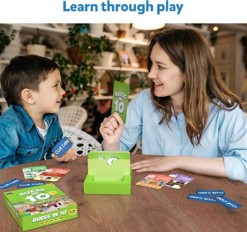 "Skillmatics Card Game - Guess in 10 All Around The Town, Perfect for Kids and Families, Travel Friendly"