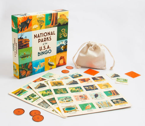 National Parks of The USA Bingo: A Game for Explorers