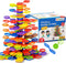 Stack-a-Rainbow-Tree 70 Piece Plastic Stacking Blocks, Balance Game Building Toys for Kids Ages 3-8, Montessori Gifts