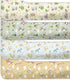 VitalCozy 4 Set 52 28 8 Inches Pcs Watercolor Dragon Crib Sheet Newborn Bedding Nursery Baby Sheets for Girl Boys Baby