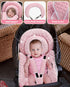 BOMOLOUR Infant Car Seat Insert with Removable Cushion for Baby Preemie Newborn Infant, Reversible carseat Insert Head