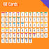 68 1-12, Fraction Flashcards - Funny Math Game Cards for All Fractions Compare and Simplify, Educational Learning Tool