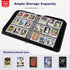 Mlikero Trading Card Binder, 9 Pocket Card Display, 720 Double Sided Pocket Sports Card Binder, Premium Blue