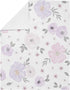 Sweet Jojo Designs Shabby Chic Rose Flower Watercolor Floral Baby Girl Receiving Security Swaddle Blanket for Newborn