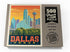 MyPuzzle Dallas, Texas: Sunset Skyline Vintage Poster, Premium 500 Piece Jigsaw Puzzle for Adults