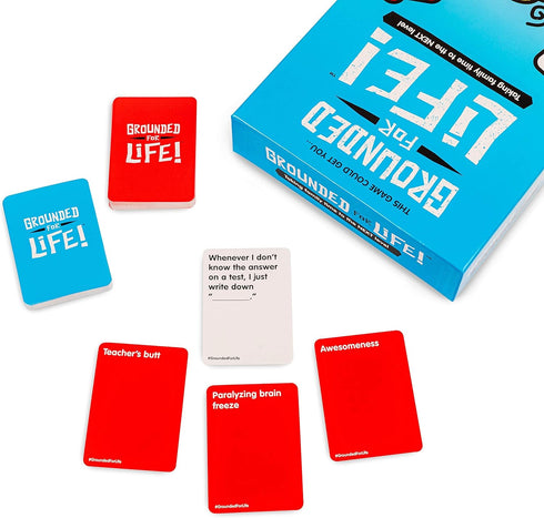 WHAT DO YOU MEME? Grounded for Life - The Ultimate Family Night Game, Family Card Games for Kids and Adults