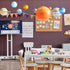 5-7 6-8 8-12 Dan&Darci Inflatable Solar System Planets for Kids - Science Toys - Boys Room Decor Ceiling - Space