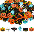 150 Pcs Mini Halloween Erasers Assortment Pumpkin Ghost Bat for Kids Trick or Treat Party Favors