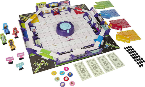 Hasbro Gaming Mall Madness - Talking Electronic Shopping Spree Board Game for Kids Ages 9+, 2 to 4 Players