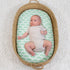 4-Pack The Peanutshell Baby Bassinet Sheets for Girl - Soft, Oval & Fitted Baby Girls Sheet, Rectangle, Fitted Covers