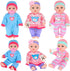 12 inch 3 Sets Clothes,Backpack,Pacifier, ebuddy Baby Doll and Accessories-Reborn Baby Dolls Real Life Baby Dolls