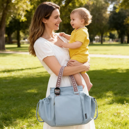 16 16 3-in-1 Everyday Bag Tote for Women, Spacious Diaper Bag with Pockets, Durable Travel Bag, Sleek Work Shoulder Bag