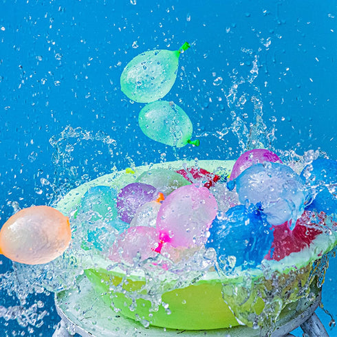 1700 Pack Water Balloons with Refill Hose Nozzle, Eco-Friendly Latex Balloons for Outdoor Water Games
