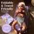 Freestyle Portable Diaper Changing Pad | Foldable, Waterproof Baby Changing Pad With Stylish Wet Wipes Pouch | Travel