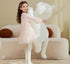 IKASA Giant White Cat Stuffed Animal Plush Toy - 30" Jumbo Cute Fluffy Oversized Plushie Gifts for Kids