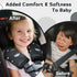 INFANZIA Car Seat Strap Covers for Infants Babies, Soft Carseat Shoulder Pads for Kids, Double-Sided Use Seatbelt