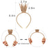 Ever Fairy Girls Shiny Crown Hairband - Princess Girl Crown Headband for Weddings