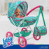 Baby Alive: Deluxe Classic Doll Pram - Green, Pink, Hearts, Accessory for Dolls Up to 18", Kids Toy