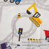 Sets, Set, Set, Viviland Boys Car Toddler Comforter Soft Toddler Bedding Microfiber Toddler Bed Truck