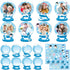 Dianelhall 24 Sets Winter Picture Frame Craft Kit Christmas Winter Photo Crafts