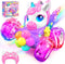 Zmpolir Unicorn RC Cars for Girl Toys with Glowling Crystal Wings &Eyes Lights,360Rotation