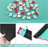 (31.5 31.5) TIASUSAN Green Mahjong Mat x with Black Carrying Bag, Anti-Slip, Noise-Reducing Mahjong Mat for Table