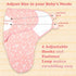 Bublo Baby Swaddles for Newborns - 3-Pack Infant Swaddles 0-3 Months - Adjustable Swaddle Sleep Sack - Soft Organic
