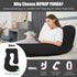 57 Inch HIPHOP PANDA U-Shaped Pregnancy Pillow for Sleeping - Full Body Maternity Support Pillow with Removable Cover