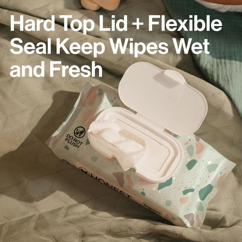288 Count The Honest Company Hypoallergenic Multi-Use Baby Wipes for Sensitive Skin, Geo Mood