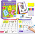 Preschool Learning Activities Handwriting Practice Book for Kids, CVC Word Writing & Spelling Cards for Ages 3-6
