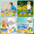Wheelbarrow Set 10 4 Set deAO Kids Garden Wagon and Gardening Tools Play Includes Accessories and Plant Pots,Great