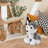Realistic,9" Siberian Husky Dog Plush Stuffed Animals Dog Stuffed Animals Soft Cuddly Siberian Husky Stuffed Dog