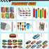 96Pcs Set BenLouis Race Car Party Favors Racing Theme School Stationery Bulk for Kids Fast Racecar Wheel Birthday Party