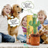 Emoin Dancing Cactus Baby Toy, Talking Cactus Mimicking Toy for 6 to 12 Months, LED English Sing Talking