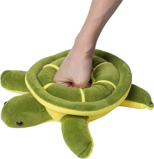 Cute 9.8 Inch Sea Turtle Plush Toys, Soft Stuffed Animals for Kids Birthday Gifts