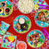 Clown Birthday Party Supplies Set, Circus 1st Birthday Tableware Kit for Kids Includes Plates Napkins Cups