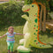 Float Joy Sprinkler for Kids, Inflatable 5.5ft Giant Dinosaur T-REX Water Toy for Pool Party Decorations
