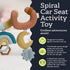 0 Itzy Ritzy Spiral Car Seat & Stroller Activity Toy - Stroller & Car Seat Toys for Ages Months and Up - Hanging Toys