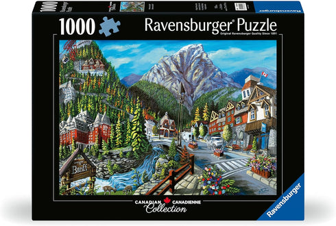 1000 12000494 Ravensburger Welcome to Banff Piece Jigsaw Puzzle for Adults - - Handcrafted Tooling, Made in Germany