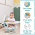 636 3-in-1 4 3-Point Dream On Me Munch N Go Booster Seat for Babies Months, Feeding, Floor & Table Seat, Adjustable