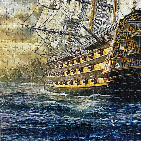 Moruska 1000 Piece Sailing Ship Puzzles for Adults - The Age of Navigation - Difficult and Cool Fantasy Jigsaw Puzzle